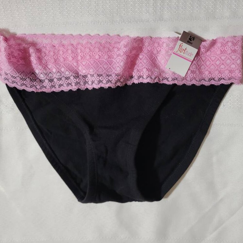 FLIRTITUDE Size 4 5 Choice Bikini Panty NWT Cotton Solid Butterfly Print choice